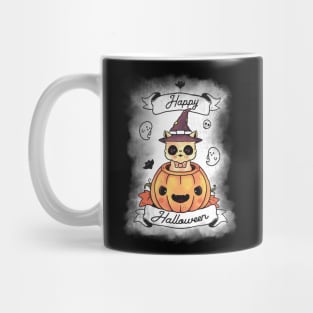 Happy Halloween kitten Mug